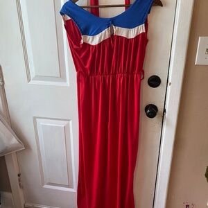 RED WHITE & BLUE MAXI L